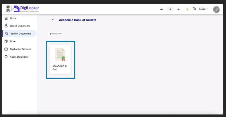 Screenshot of step 7 for ABC Login